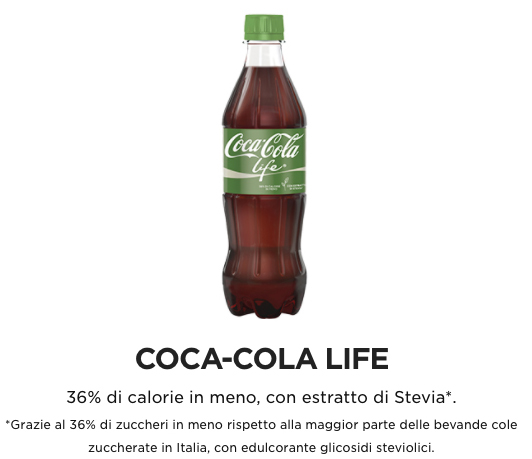 coca cola life è greenwashing